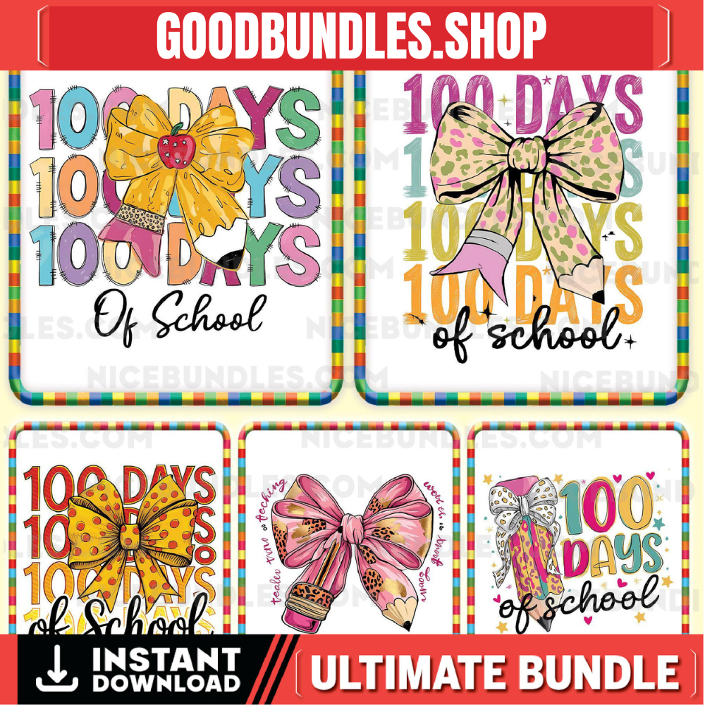 100 Days Of School Funny Animal Clipart Bundle, 20 PNG Funny School Clipart, Back To School Png, School Clipart, Commercial Use