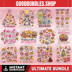 40+ Designs Christmas Mexican Christmas Bundle Png, Pan Dulce Png, Spanish Christmas, Funny Christmas, Mexican Chocolate, Pink Christmas