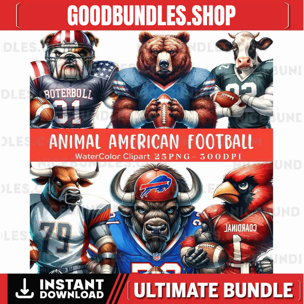 32 Team American Football Tumbler PNG Sublimation Designs, Football Mascot 20oz Skinny Tumbler Wrap PNG, Football Png Digital Download