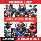 32 Team American Football Tumbler PNG Sublimation Designs, Football Mascot 20oz Skinny Tumbler Wrap PNG, Football Png Digital Download