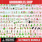 The Grinch Svg Bundle | 190+ Unique Design | Grinch Christmas Svg, Grinch Clipart Files, Cricut & Silhouette Digital File | Instant Download