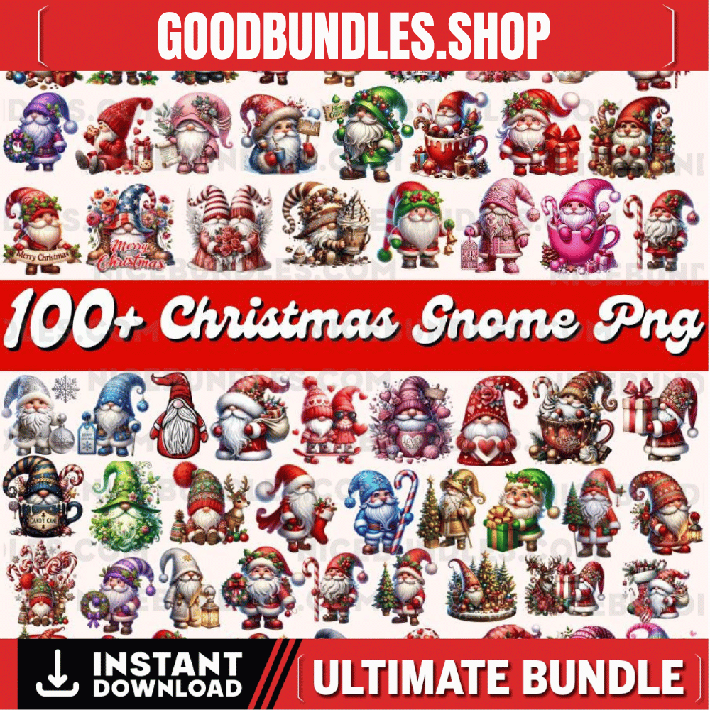 100+ Christmas Gnome Png Bundle, Christmas Gnome Clipart, Watercolor Festive Gnomes, Gnome Clipart, Gnome Sublimation, Christmas Png, Gnome
