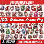 100+ Christmas Gnome Png Bundle, Christmas Gnome Clipart, Watercolor Festive Gnomes, Gnome Clipart, Gnome Sublimation, Christmas Png, Gnome