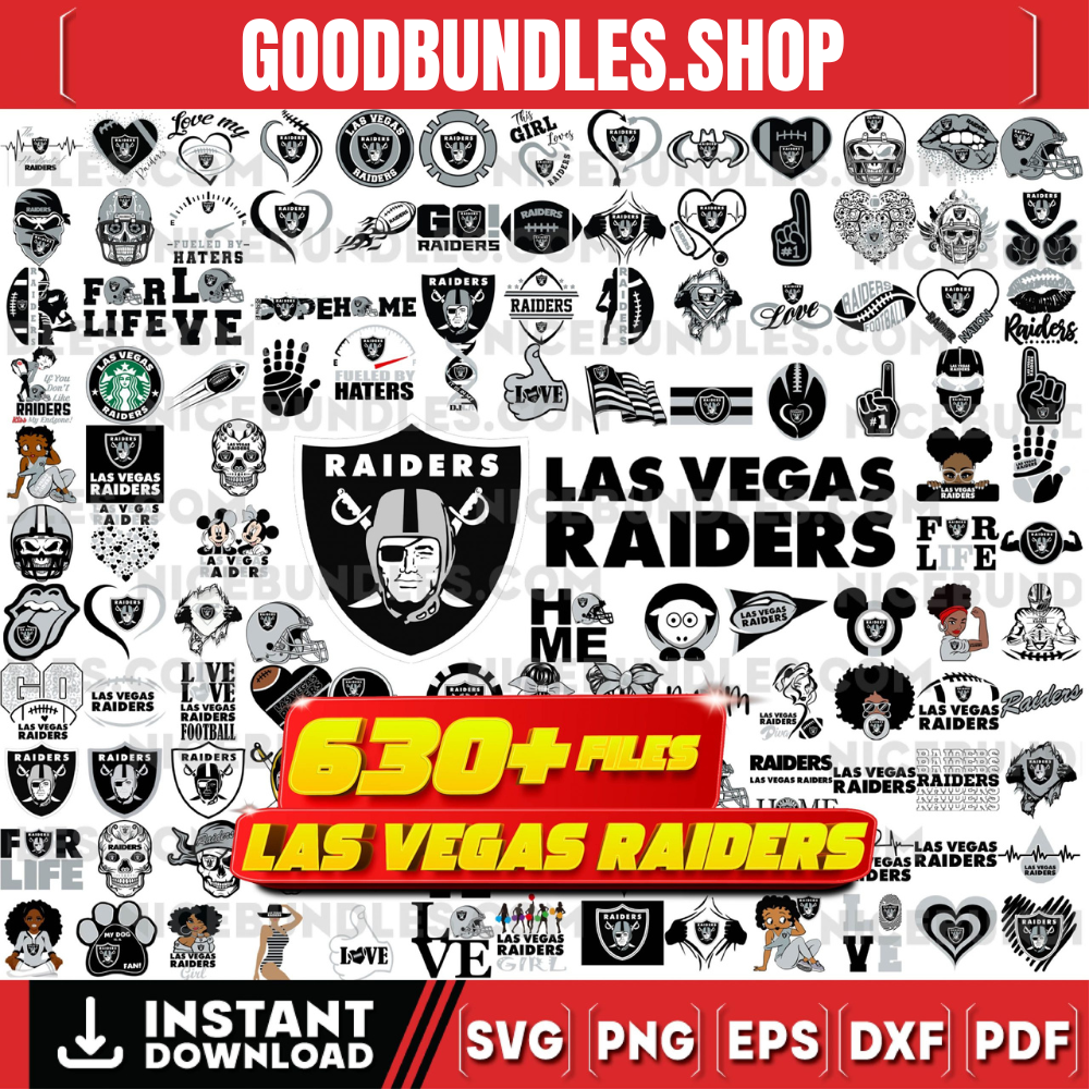 630 Files Las Vegas Raiders Team Bundle Svg, Las Vegas Raiders svg, NFL Teams svg, NFL Svg, Png, Dxf, Eps, Instant Download