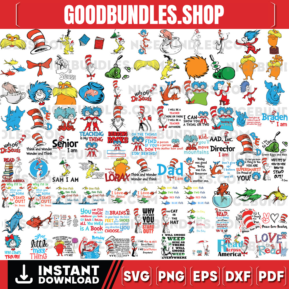 100+ Reading Png Svg Bundle, My Thing Png, Cat In The Hat Png, Teacher life Png, Teacher Of All Things Png, Teacher Life Png,Instant Download