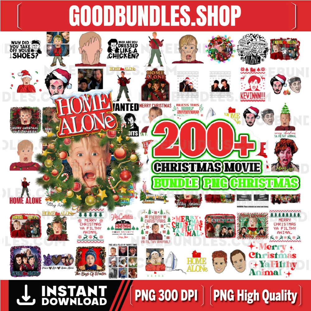 200+ Christmas Movie PNG, Home Alone Png ,Christmas Vacation Png, Buddy The Elfs Png, Grinchmas Png, Instant Download