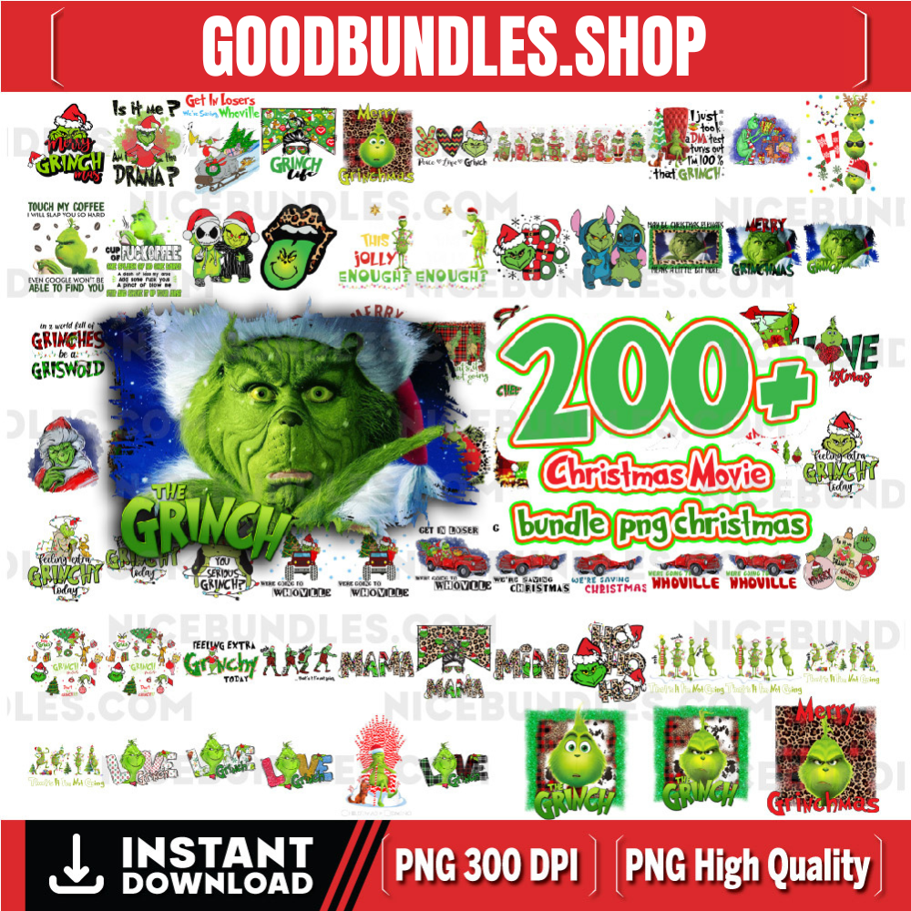 200+ Christmas Movie PNG,Grinch Png ,Ch@ristmas Vacation Png, Home Alone PNG, Buddy The Elfs, Instant Download