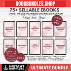 MRR Digital Products, Digital Marketer, Passive Profits, eBook Bundle, dfy eBook, dfy Planner, Resell eBook, Master Resell Rights, MRR PLR