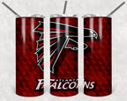 30 NFL Football Bundle Tumbler Wraps, 20 oz Skinny Tumbler Sublimation Design Digital Download PNG, Tumbler, Clip Art, Wall Art