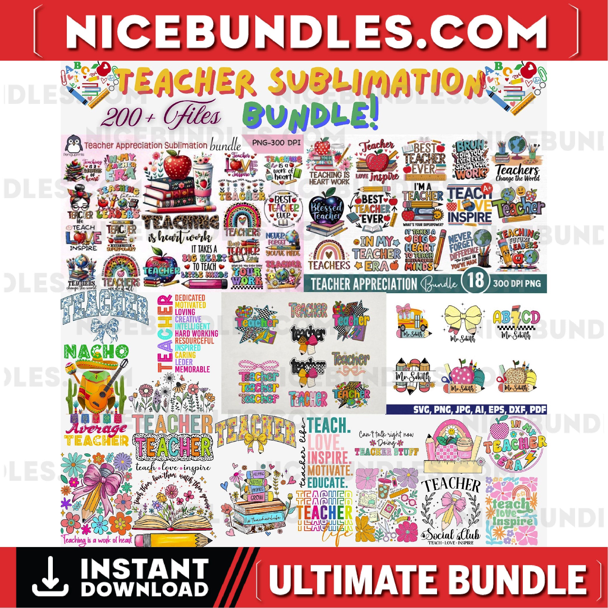 Teacher Sublimation Bundle, Teacher Shirt Png Bundle,Boho Teacher Svg Png Bundle, Teacher Png Bundle,Teacher Appreciation Bundle,Teacher Png